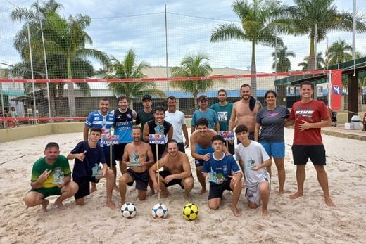 Torneio Interno de Futevôlei. Competição disputada na Sorema integrou dez duplas