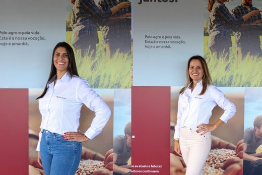 Mulheres em cargos de liderança. Amanda Cedran é coordenadora de Gente, Gestão e Sustentabilidade e Fabiana Maiello de Toledo é gerente de Projetos