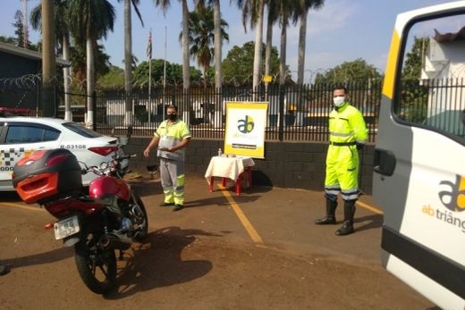 Campanha. Objetivo é conscientizar caminhoneiros sobre riscos  de dirigir cansado e distraído