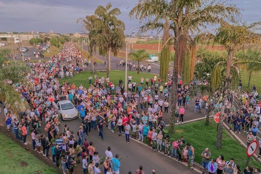 Caminhada da Fé. Trajeto até Silvânia tem cerca de 10 km