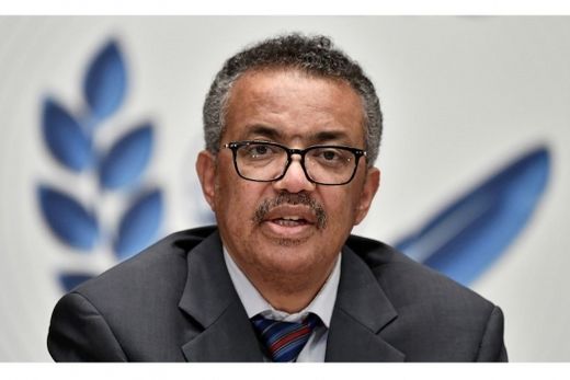 O diretor-geral da OMS, Tedros Adhanom Ghebreyesus.