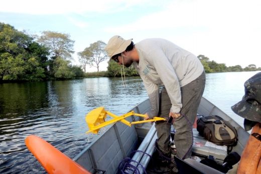 Pesquisadores encontram lago oculto no Pantanal — foto 2 de 3