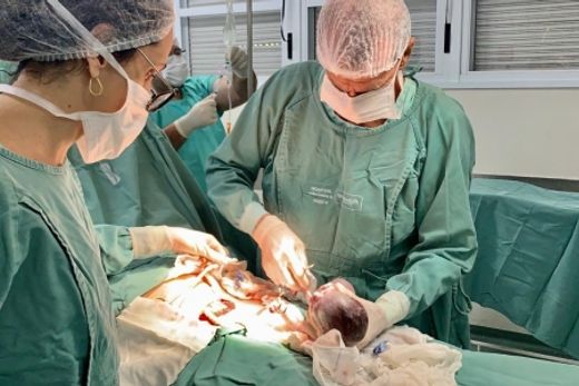 Trigêmeos nascem no Hospital São Paulo, em Araraquara — foto 2 de 2