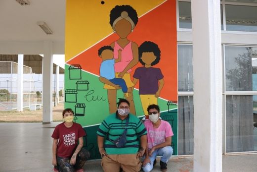 Artistas preparam presentes para Matão em grafite temática — foto 2 de 2