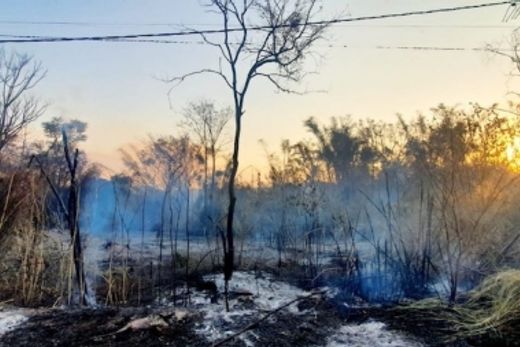Cidade sofre com os incêndios — foto 3 de 3