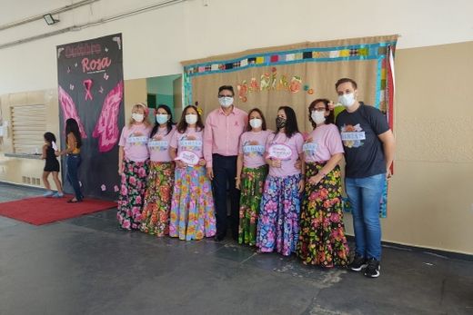 Escola João Salgado Sobrinho realiza ação sobre prevenção ao câncer de mama — foto 2 de 2