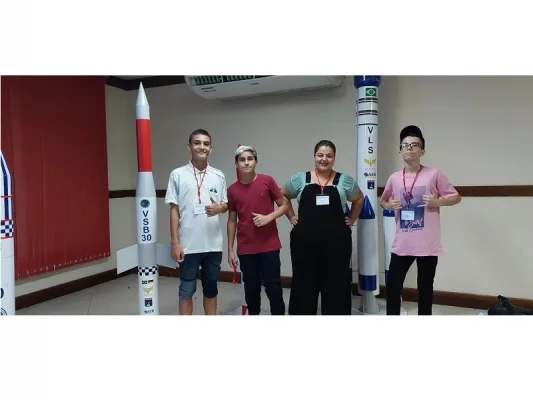 Foguete do Sesi-Matão voou alto! — foto 1 de 1