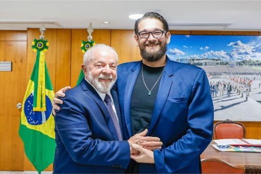 Cido Ferrari é recebido por Lula — foto 2 de 3