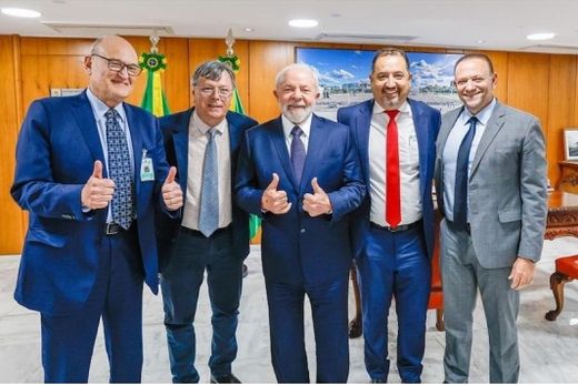 Cido Ferrari é recebido por Lula — foto 3 de 3