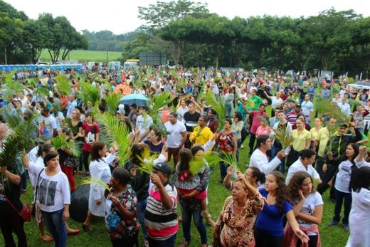 Com chuva, Procissão de Ramos reune 4 mil fiéis — foto 6 de 6