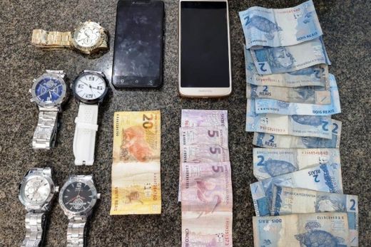 Polícia prende criminoso após roubo no Centro de Matão — foto 2 de 3